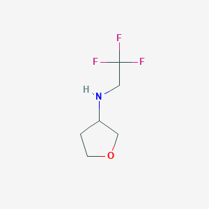 N-(2,2,2-Trifluoroethyl)tetrahydrofuran-3-amine