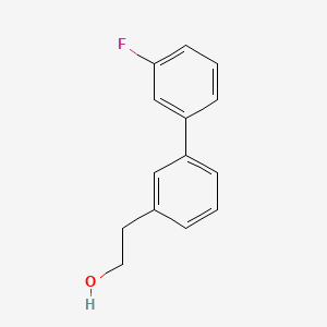 molecular formula C14H13FO B1302167 3-(3-Fluorophenyl)phenethyl alcohol CAS No. 840522-20-5
