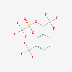 2,2,2-Trifluoro-1-(3-(trifluoromethyl)phenyl)ethyl trifluoromethanesulfonate