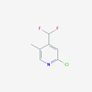 2-Chloro-4-(difluoromethyl)-5-methylpyridine