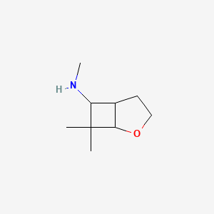 N,7,7-trimethyl-2-oxabicyclo[3.2.0]heptan-6-amine