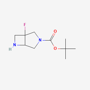 tert-Butyl 1-fluoro-3,6-diazabicyclo[3.2.0]heptane-3-carboxylate