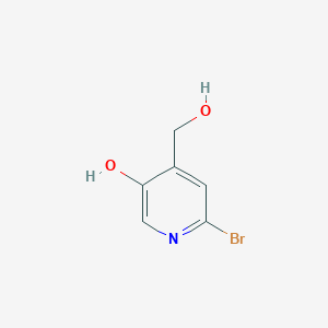 6-Bromo-4-(hydroxymethyl)pyridin-3-ol