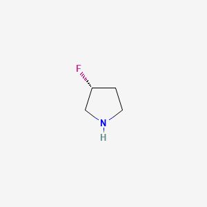 molecular formula C4H8FN B1302173 (R)-3-Fluoropyrrolidine CAS No. 679431-51-7