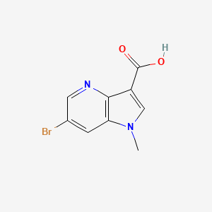 6-Bromo-1-methyl-1H-pyrrolo[3,2-b]pyridine-3-carboxylicacid