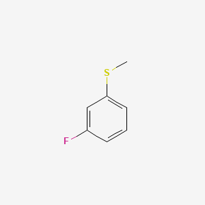 molecular formula C7H7FS B1302174 3-氟苯硫醚 CAS No. 658-28-6