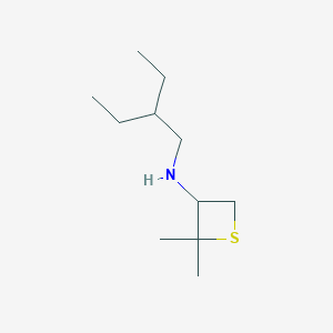 N-(2-Ethylbutyl)-2,2-dimethylthietan-3-amine