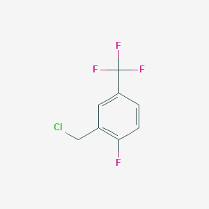 molecular formula C8H5ClF4 B1302176 2-氟-5-(三氟甲基)苄基氯 CAS No. 883543-26-8