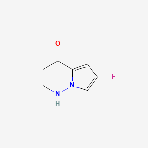 6-Fluoropyrrolo[1,2-b]pyridazin-4(1H)-one