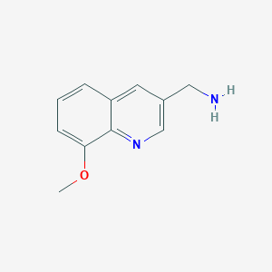 (8-Methoxyquinolin-3-yl)methanamine