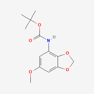 tert-Butyl (6-methoxybenzo[d][1,3]dioxol-4-yl)carbamate