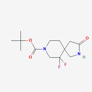 tert-Butyl6,6-difluoro-3-oxo-2,8-diazaspiro[4.5]decane-8-carboxylate