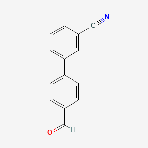 molecular formula C14H9NO B1302179 4'-Formyl-biphenyl-3-carbonitrile CAS No. 230647-84-4