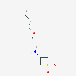 3-((2-Butoxyethyl)amino)thietane 1,1-dioxide