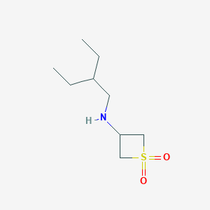 3-((2-Ethylbutyl)amino)thietane1,1-dioxide