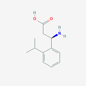 (3R)-3-Amino-3-[2-(propan-2-YL)phenyl]propanoic acid