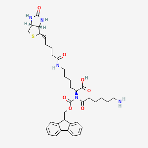 Nalpha-Fmoc-Nepsilon-biotinyl-epsilon-aminocaproyl-L-lysine