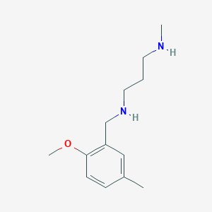 N1-(2-Methoxy-5-methylbenzyl)-N3-methylpropane-1,3-diamine