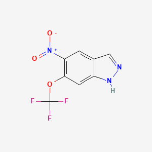 1H-Indazole, 5-nitro-6-(trifluoromethoxy)-