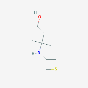 3-Methyl-3-(thietan-3-ylamino)butan-1-ol