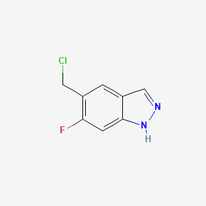 5-(Chloromethyl)-6-fluoro-1H-indazole