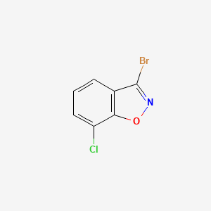 3-Bromo-7-chlorobenzo[d]isoxazole