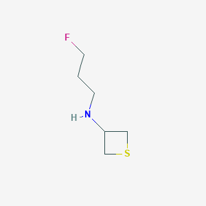 N-(3-Fluoropropyl)thietan-3-amine