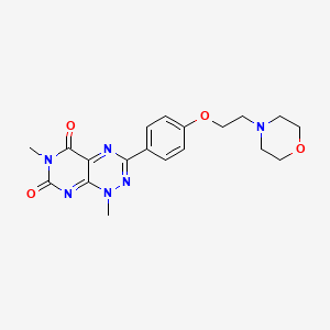 1,6-Dimethyl-3-(4-(2-morpholinoethoxy)phenyl)pyrimido[5,4-e][1,2,4]triazine-5,7(1H,6H)-dione