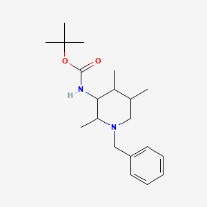 tert-butyl N-(1-benzyl-2,4,5-trimethylpiperidin-3-yl)carbamate