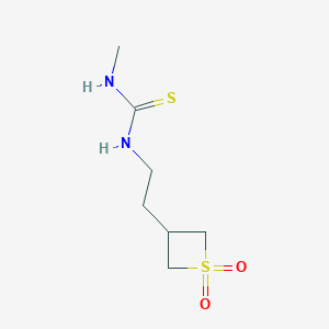 1-(2-(1,1-Dioxidothietan-3-yl)ethyl)-3-methylthiourea