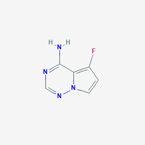 5-Fluoropyrrolo[2,1-f][1,2,4]triazin-4-amine