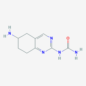 (6-Amino-5,6,7,8-tetrahydroquinazolin-2-yl)urea