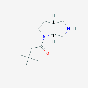 1-((3aS,6aS)-Hexahydropyrrolo[3,4-b]pyrrol-1(2H)-yl)-3,3-dimethylbutan-1-one