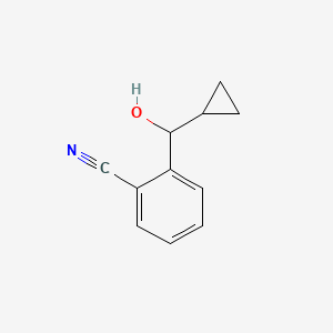 2-(Cyclopropyl(hydroxy)methyl)benzonitrile