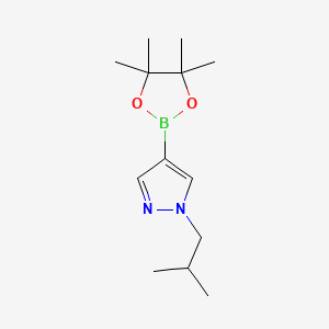 B1302196 1-Isobutyl-4-(4,4,5,5-tetramethyl-1,3,2-dioxaborolan-2-yl)-1H-pyrazole CAS No. 827614-66-4
