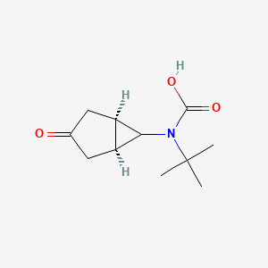 tert-butyl-[(1R,5S)-3-oxo-6-bicyclo[3.1.0]hexanyl]carbamic acid