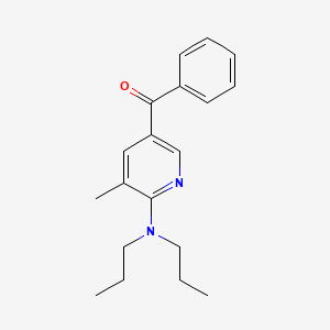 (6-(Dipropylamino)-5-methylpyridin-3-yl)(phenyl)methanone