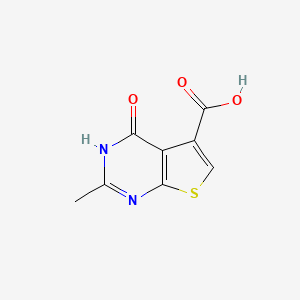 4-Hydroxy-2-methylthieno[2,3-d]pyrimidine-5-carboxylic acid