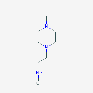 molecular formula C8H15N3 B1302198 1-(2-Isocyano-ethyl)-4-methyl-piperazine CAS No. 602267-60-7