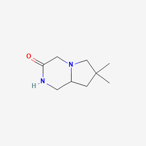 7,7-Dimethylhexahydropyrrolo[1,2-a]pyrazin-3(4H)-one