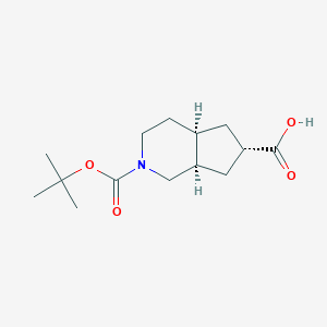 (4aR,6S,7aR)-rel-2-(tert-Butoxycarbonyl)octahydro-1H-cyclopenta[c]pyridine-6-carboxylicacid