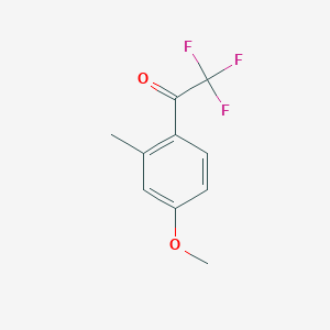 molecular formula C10H9F3O2 B1302213 4'-Methoxy-2'-methyl-2,2,2-trifluoroacetophenone CAS No. 845823-11-2