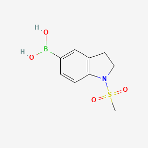 (1-(Methylsulfonyl)indolin-5-yl)boronicacid