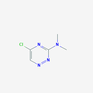 5-Chloro-N,N-dimethyl-1,2,4-triazin-3-amine