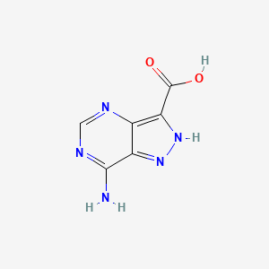 7-Amino-1H-pyrazolo[4,3-D]pyrimidine-3-carboxylic acid