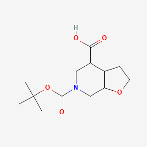 6-(tert-Butoxycarbonyl)octahydrofuro[2,3-c]pyridine-4-carboxylic acid