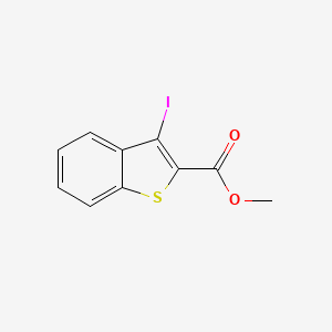 molecular formula C10H7IO2S B1302239 3-ヨードベンゾ[b]チオフェン-2-カルボン酸メチル CAS No. 683274-54-6