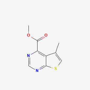 Methyl5-methylthieno[2,3-d]pyrimidine-4-carboxylate