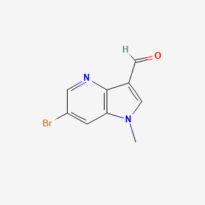 6-bromo-1-methyl-1H-pyrrolo[3,2-b]pyridine-3-carbaldehyde