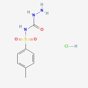 molecular formula C8H12ClN3O3S B1302254 Chlorhydrate de 4-(4-méthylphénylsulfonyl)semicarbazide CAS No. 206761-77-5